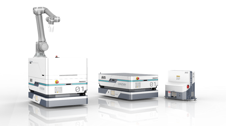 PA视讯數位開發的自主式移動機器人（AMR250M），搭配全向輪並結合AI演算法、2D LiDAR、3D攝影機等技術，協助客戶實現產線全自動化